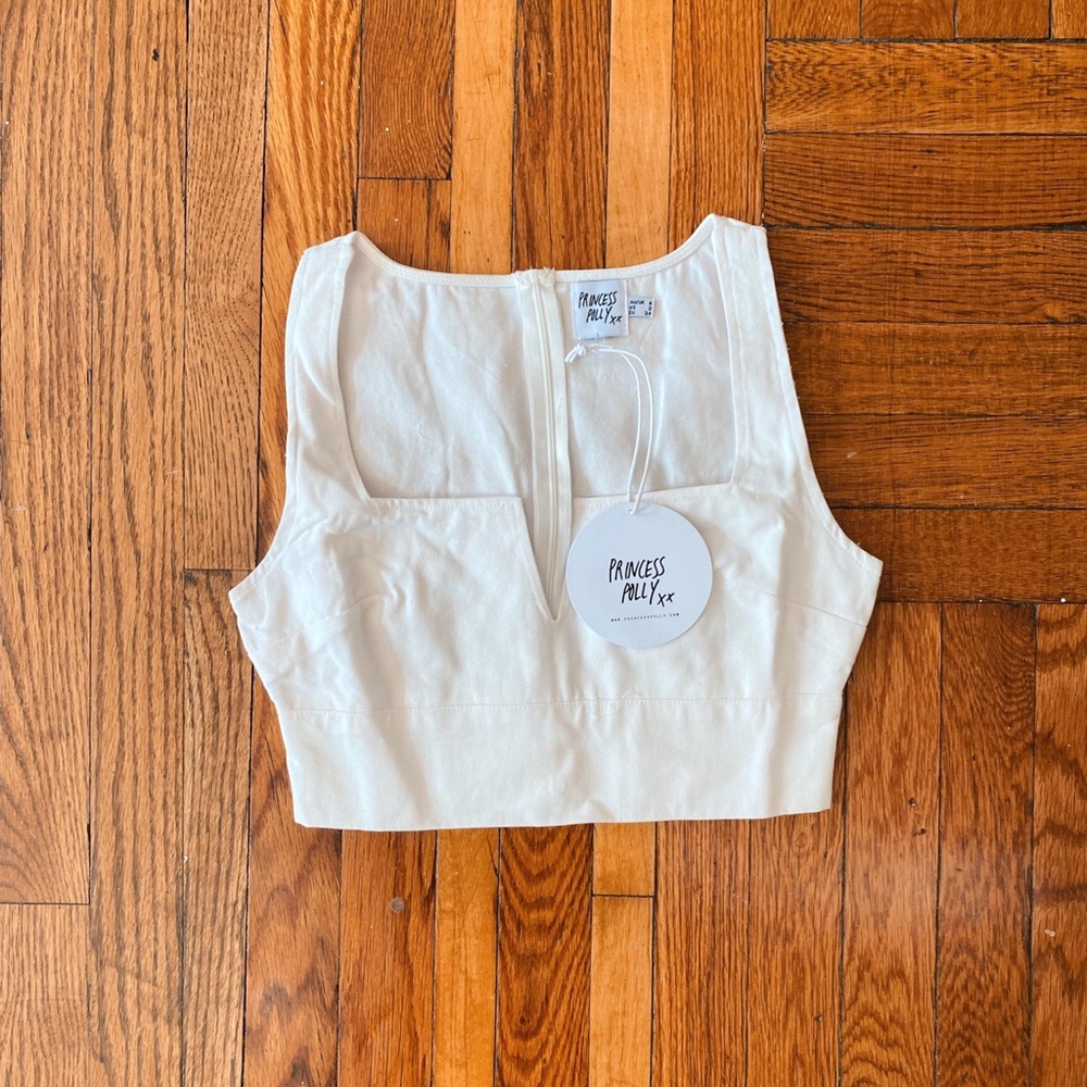 Princess polly white crop top